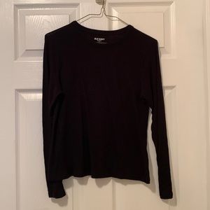 Old Navy black Everywear long sleeve tee